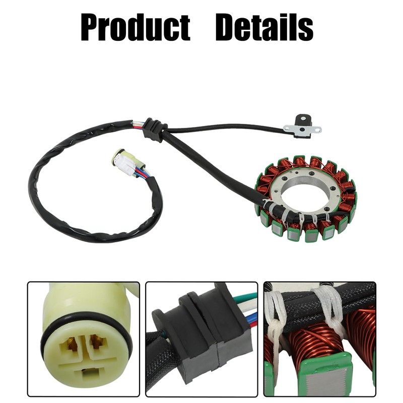 waltyotur Stator & Rectifier Ignition Coil Relay Gasket Replacement for