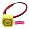 LIZAPUS 2-Pin Front Crash Sensor Pigtail Wire Connector Compatible with