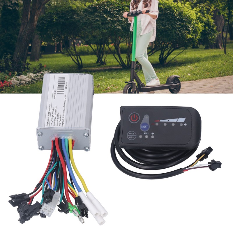 350W Brushless Motor Controller with LED Display Panel for Electric