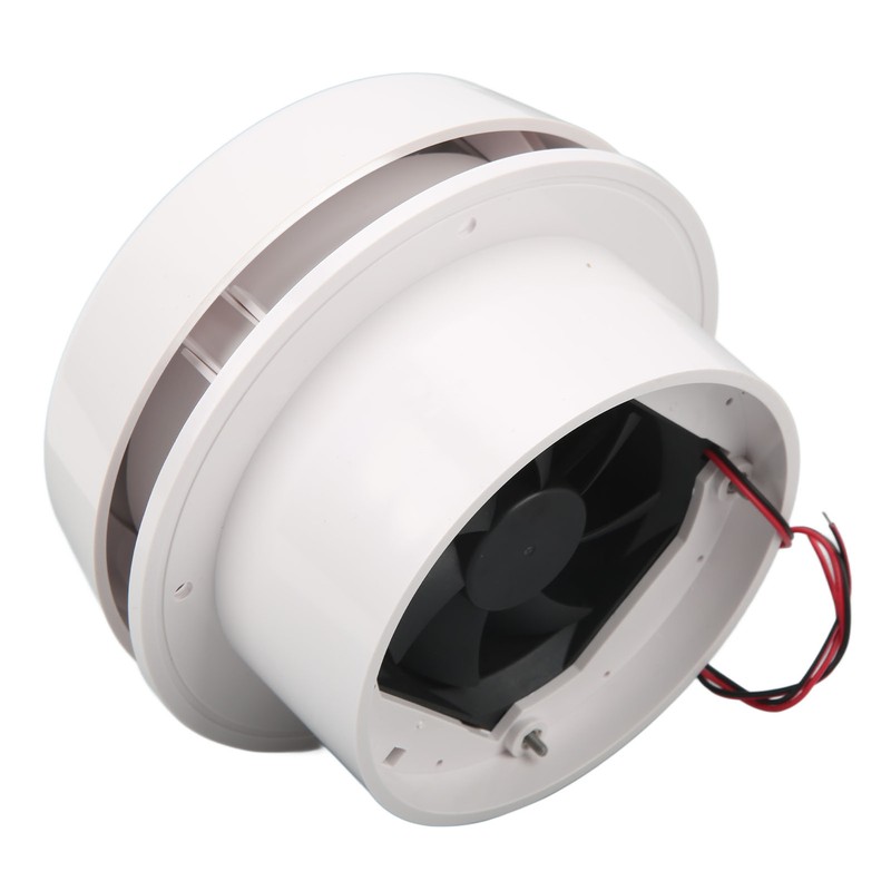 RV Mini Vent Fan White Round Noiseless Compression Resistant Vent