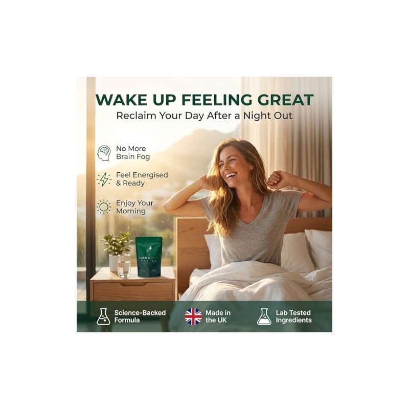 Hangovr Party Recovery Supplement, Wake Up Fresh | 40 Capsules,
