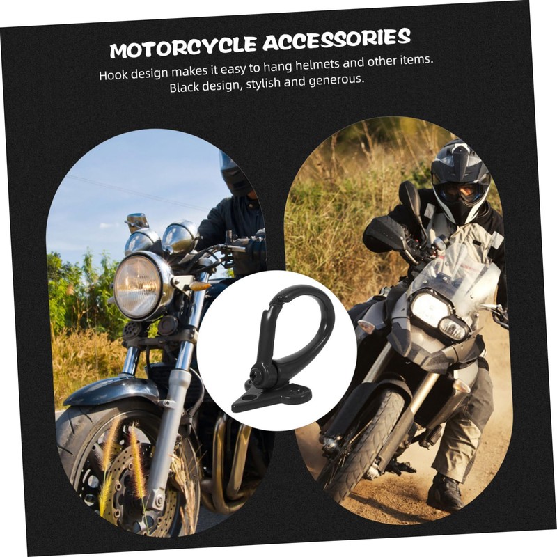 Alipis Versatile Moped Handlebar Hook Helmet Hanger for Sturdy Aluminum