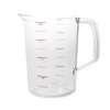 Taza medidora de goma, Transparente, 3,78L