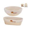 High-quality proofing basket, 9 inch round and 10 inch oval
