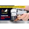 RYCUBRE Pneumatic Chamfering Tool Handheld, Mini Air-Powered Chamfering Machine with