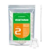wananfu Size 2 Empty Capsules Vegetarian (100 Count) Bundle with