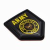 Overdecor US Army Flag Decal Stickers Car Emblem Gold Crest