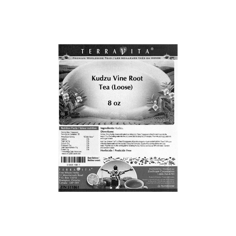 Kudzu Vine Root Tea (Loose) (8 oz, ZIN: 511861)