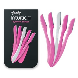 Wilkinson Sword Intuition Eyebrow Shaper for Women, XL Pack with 5 Beauty Tools and 1 Precision Cap