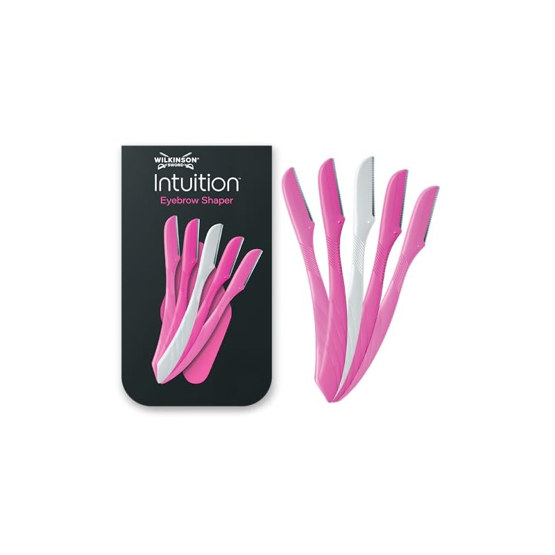 Wilkinson Sword Intuition Eyebrow Shaper for Women, XL Pack with