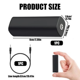 Ground Loop Noise Isolator for Car Audio and Home Stereo Systems, Audio Isolator with 3.5 mm Audio Cable, Eliminates Ground Loop Noise, High Quality Sound, Wide Compatibility