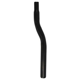 SENQI Bike Seat Post W/O Support, Steel Drainpipe Style BMX Bicycle Seat Post Without Support, Multiple Sizes(Black, 25.4 * 350mm)