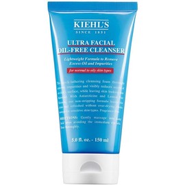 Kiehl's, Ultra Facial Oil-Free Cleanser, Limpiador Facial Espumoso, Elimina a Fondo las Impurezas y la grasa, Deja la Piel Limpia y Fresca, Con Extractos de Planta del Desierto y Lima, Para pieles normales, grasas y sensibles, 150 ml