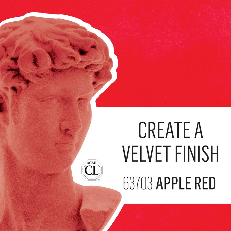 FolkArt, Apple Red Velvet Crush 2 Part Flocking Kit