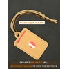 Tactical Molle Hanging ID Card Badge and Patch Holder with