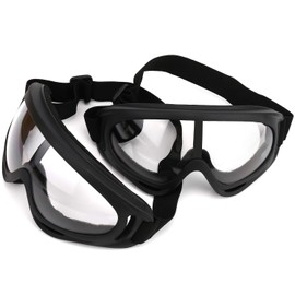 LJDJ Dirt Bike Goggles, 2-Pack ATV Motorcycle Goggles Riding Off-Road Motocross Eyewear Anti-UV Adjustable Racing Cycling Protective Glasses for Child Youth Adult