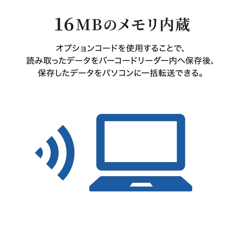Sanwa Supply BCR-WL1D1BK 2.4G Wireless 1D Barcode Reader