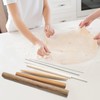 8 PCS Pasta Rolling Pins Set, Multiple Sizes Wood and