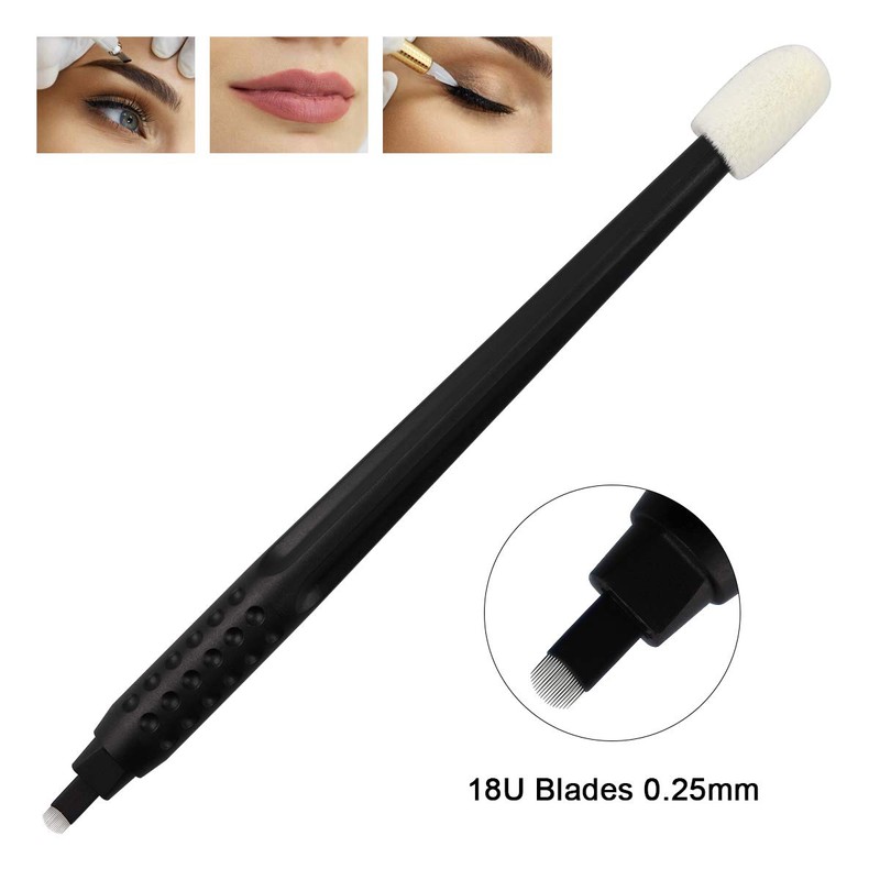 Microblading Disposable Handpiece with Needles for Manual Pigmentation of Eyebrows