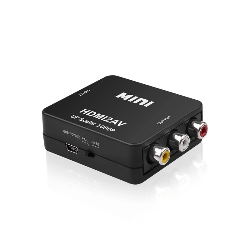 Convertidor HDMI a RCA - AV Audio Video Adaptador para