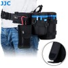 JJC Water Resistant Deluxe Lens Pouch with Shoulder Strap fits