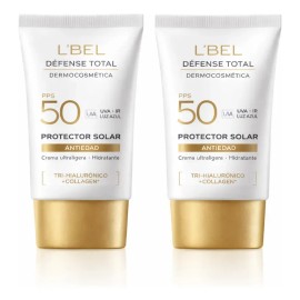 Protector Solar Lbel Antiedad 30 Ml 50 Fps 2 Unidades