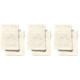 REDBEST Wash Mitts Pack of 6 Chicago Cream Size 15 x 21 cm - Absorbent, Durable, Ideal for Travel, Sports (Other Colours)