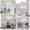 Wiviniya Ceiling Fans with Lights and Remote/APP Control, 48 Inch