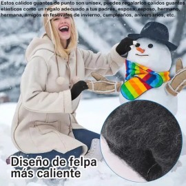 6 Pares Guantes De Lana Tejido Touch Tablet Celular Invierno                                                                                          