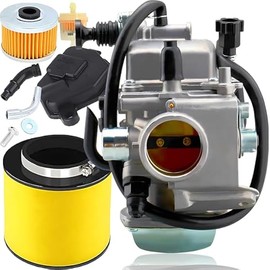 TRX300 carburetor+Oil Filterw/Air Filter for TRX300 FOURTRAX 1988-2000, TRX300 FW FOURTRAX 1988-2000