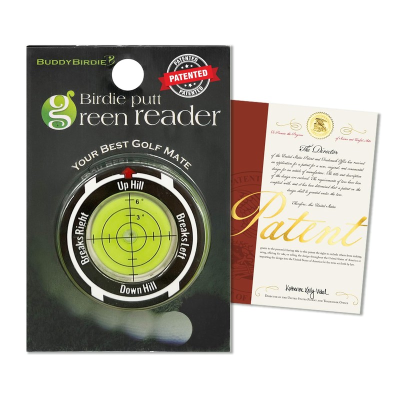 BUDDYBIRDIE Birdie Putt Green Reader | Poker Chip Style Ball