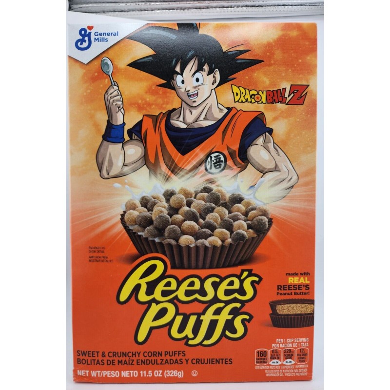 General Mills Limited Edition General Mills Reese’s Puffs Dragonball Z