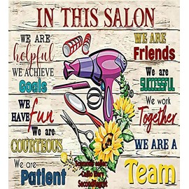 Rompecabezas de 1000 piezas de peluquería en este salón de belleza, equipo, amor, diversión, amigo, paciente, pelo, póster educativo, juego familiar, 