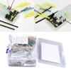 Spacnana 1500PCS Electronic Parts, Resistors, Capacitors, LED Diodes, Electronic Kit