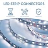 Innfeeltech 20 Pcs Strip Connector for 8MM 3 Pin LED