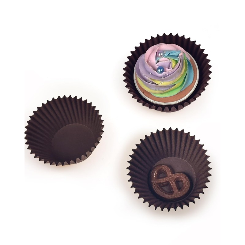 Gcardist Large Size Coffee Cupcake Liners 200-Count Muffin Liners Food