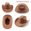 DRESHOW Cowboy Hat for Women and Men Wide Brim Western
