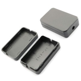 DGZZI Electrical Junction Box 4PCS Electric Plastic Black Waterproof Project Junction Case 2.16x1.38x0.59 inches(55x35x15mm)