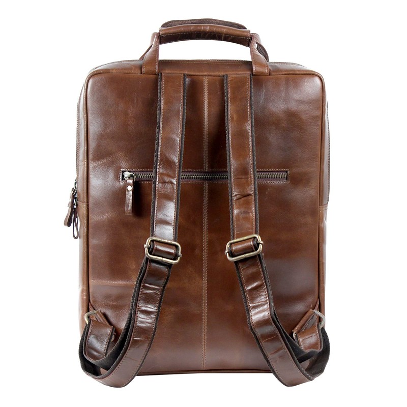 HULSH Leather Backpack For men and women 18 Inch -