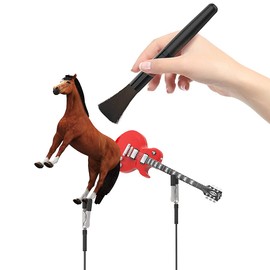 Actekart 40PCS Alligator Clip Sticks (Upgrade Rubber Tips) for Gundam Model Painting and 1PCS Cleaning Brush for Airbrush Spraying Hobby Modeling Parts for DIY Card Photo Memo…