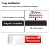 LICQIC Privacy Sign, IN/OUT - Sliding Door Sign with Fast