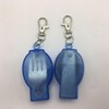 2-Pack Foldable Fork and Spoon Set, Stainless Steel Portable Travel