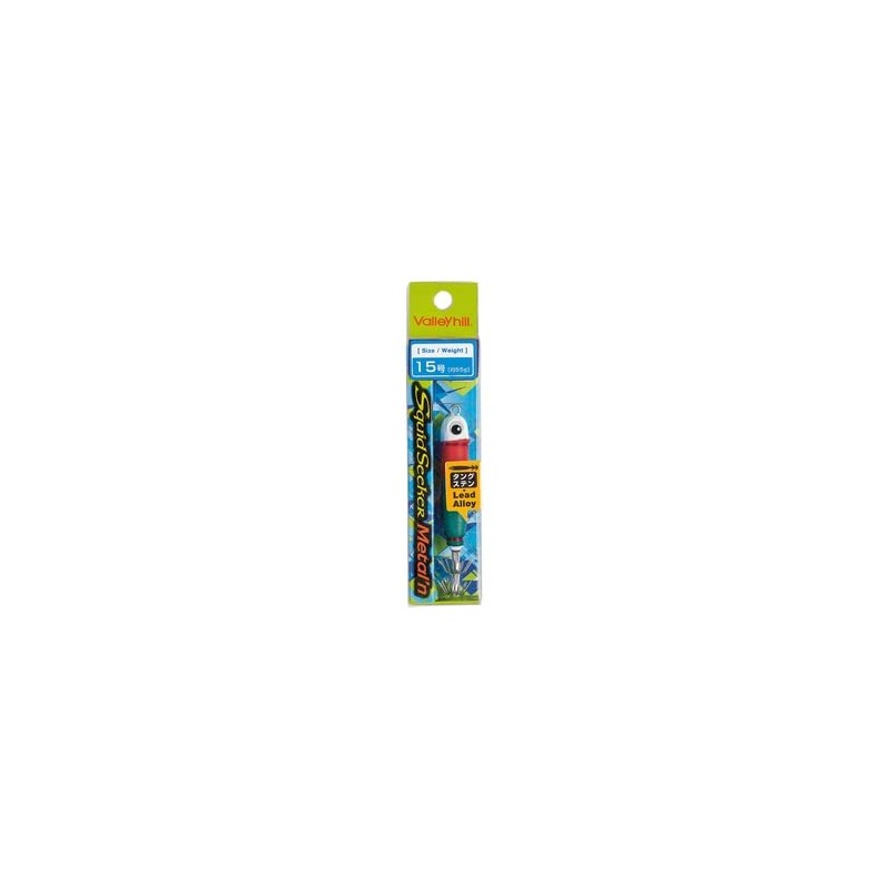 Valleyhill SSMT15-17#17 Squid Seeker, Metallin No. 15, GL Red/Green