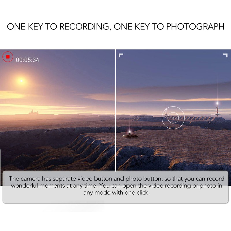 Wireless Mini Camera ABS 1080P 500mah 150 Degree Wide Angle