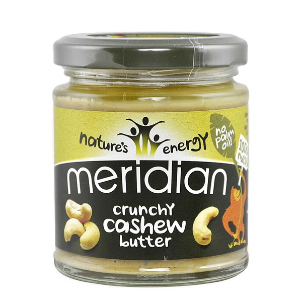 Meridian Crunchy Cashew Butter 100% Nuts, 170g