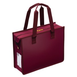 Sakura Crepas UNT-A4JC#21 Meeting Bag, Notum Office Tote Bag, J, Zipper Included, Wine