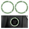 JUSTTOP 2PCS Car Bling Crystal Rhinestone Engine Start Ring Decals,