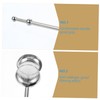 Ciieeo 2pcs Retractable Stainless Steel Tea Strainers Tea Infusers for