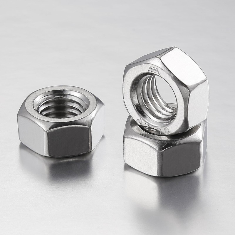 Wensilon 3/8-16 304 Stainless Steel Hex-Nuts (50pcs)