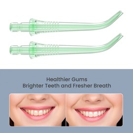 Oclean N10 Standard Replacement Nozzle, ONLY for W10 Oral Irrigator, Professional Oral Irrigator (2-Pack) - Green